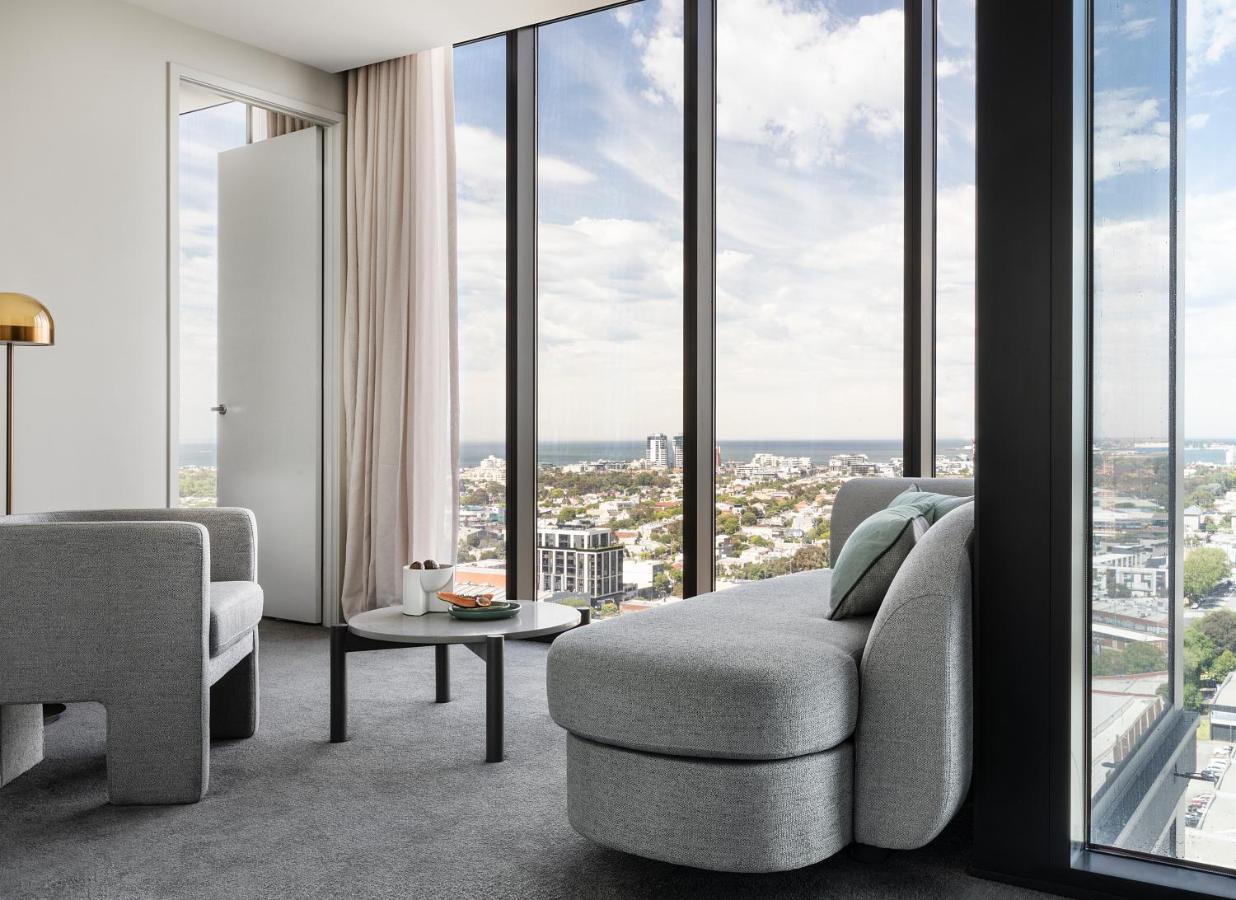 Oakwood Premier Melbourne Aparthotel Exterior photo The interior of a typical apartment