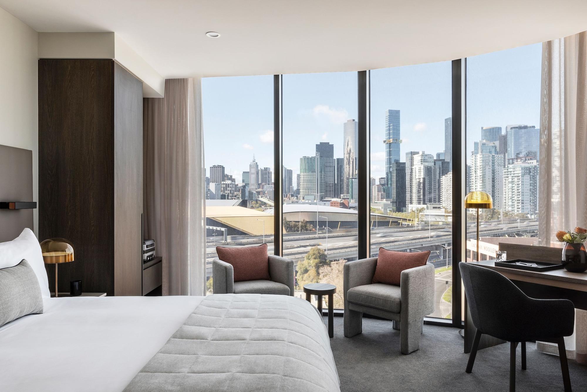 Oakwood Premier Melbourne Aparthotel Exterior photo A guest room at the Westin Melbourne