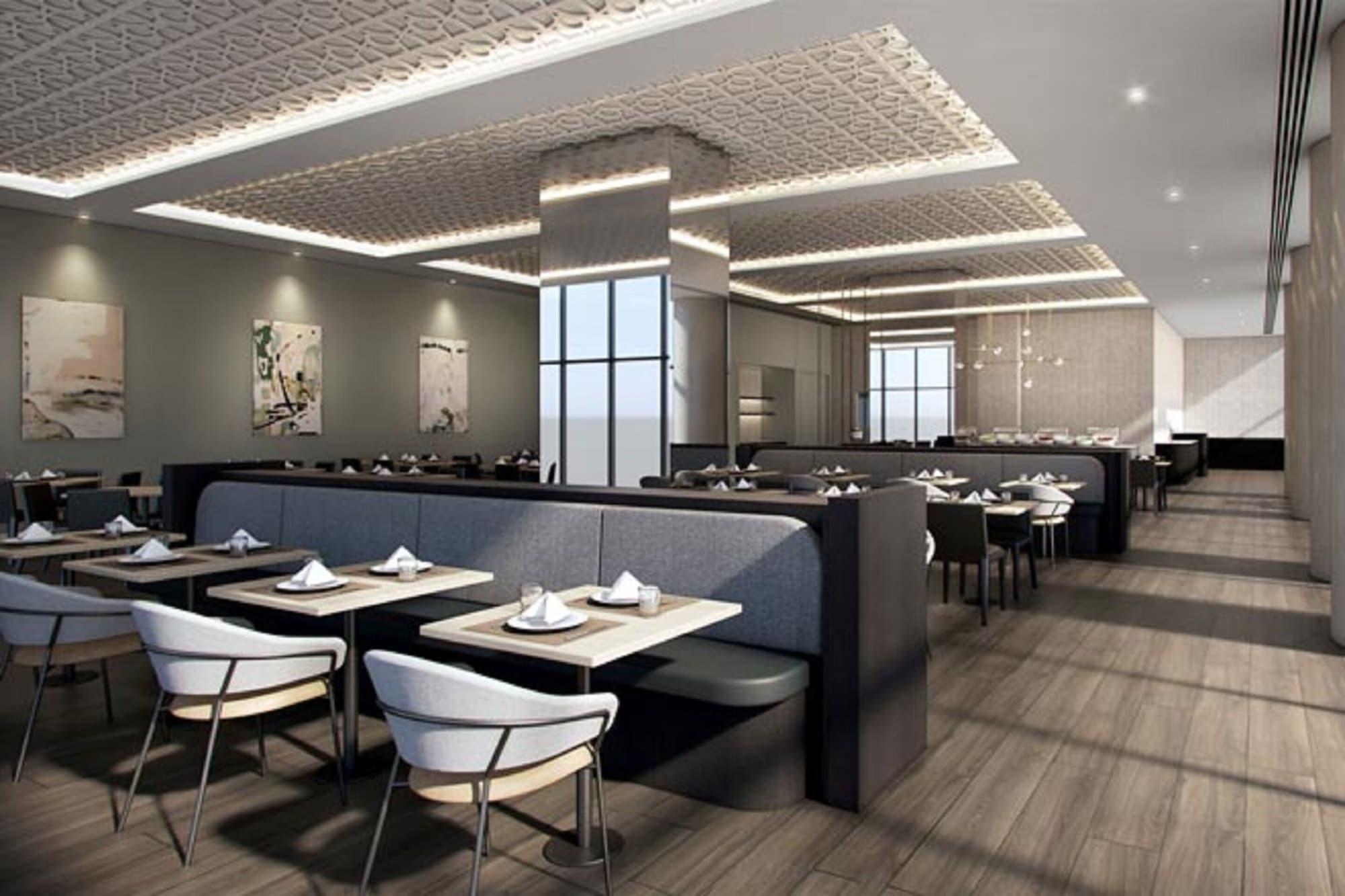 Oakwood Premier Melbourne Aparthotel Exterior photo The interior of the restaurant