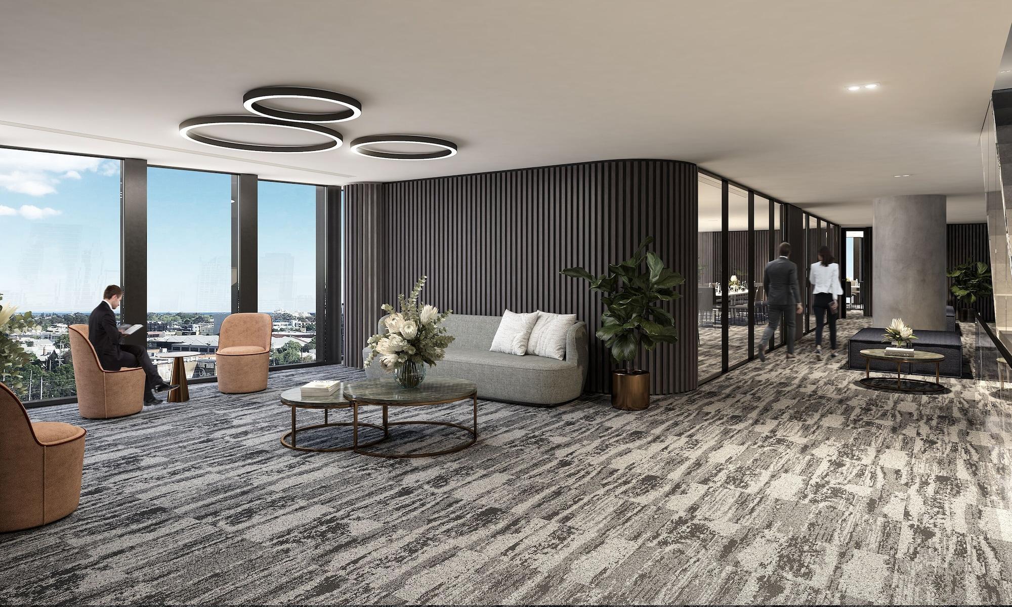 Oakwood Premier Melbourne Aparthotel Exterior photo Office interior